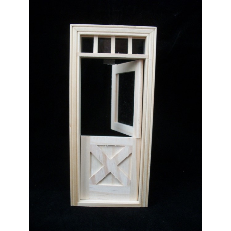 Spielzeug Block Trim Interior Door Wooden Dollhouse Miniature