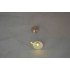 Light  LED Hanging Lamp Cone Shade 2317 replaceable battery dollhouse 1/12 scale