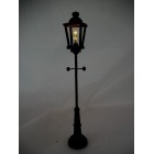 Light - LED Black Yard Lamp 2310 replaceable battery  dollhouse 1/12 scale 