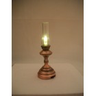 Light - LED Copper Hurricane Lamp 2325 replaceable battery dollhouse 1/12 scale 