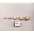 Wooden Ball 1/4" (6.5mm) diameter  20pack - unfinished wood