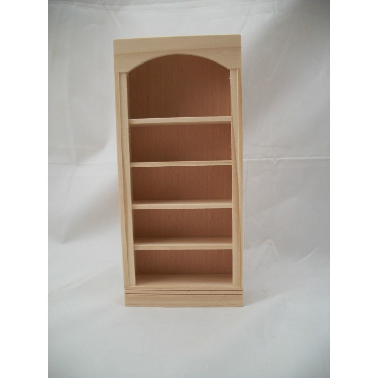 unfinished dollhouse bookcase