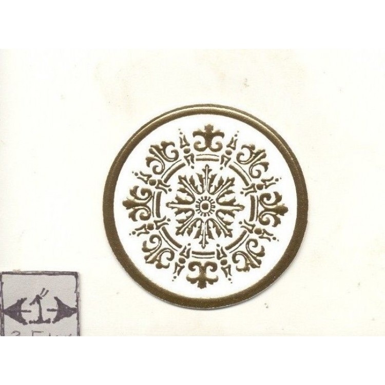 Faux Plaster Gilded Ceiling Medallion 34916 World Model