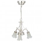 Light LED  Chandlier 3-Arm Tulip lamp 2360  dollhouse 1/12 miniature
