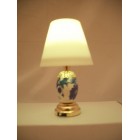 Light - LED Blue Table Lamp 2301 replaceable battery  dollhouse 1/12 scale 