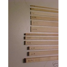 2"x4" Model Lumber -  1/12th Scale - 40 pieces at 36" long -  shipping included