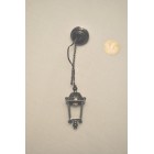 Light - LED Hanging Coach Lamp 2315  1/12 scale replacable battery metal 