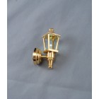 Light - LED Brass Coach Lamp 2306 dollhouse 1/12 scale replacable battery metal